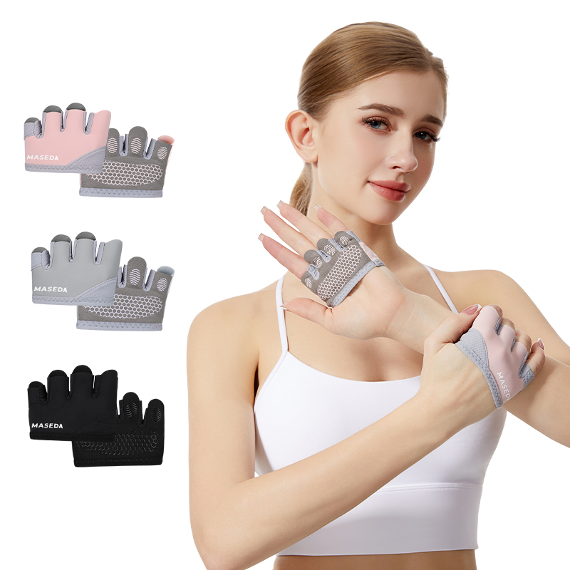 Yoga Mat - Para rękawic fitness bez palców: Rękawice