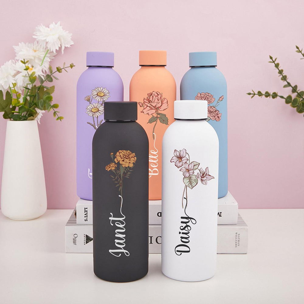 Sports Water Bottle Insulated - Personalizowana butelka na wodę z motywem