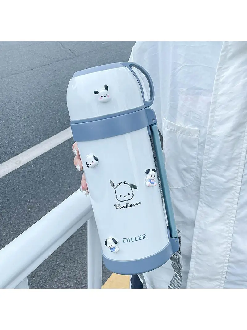 Sports Water Bottle Insulated - Duża, izolowana termoska ze stali nierdzewnej,