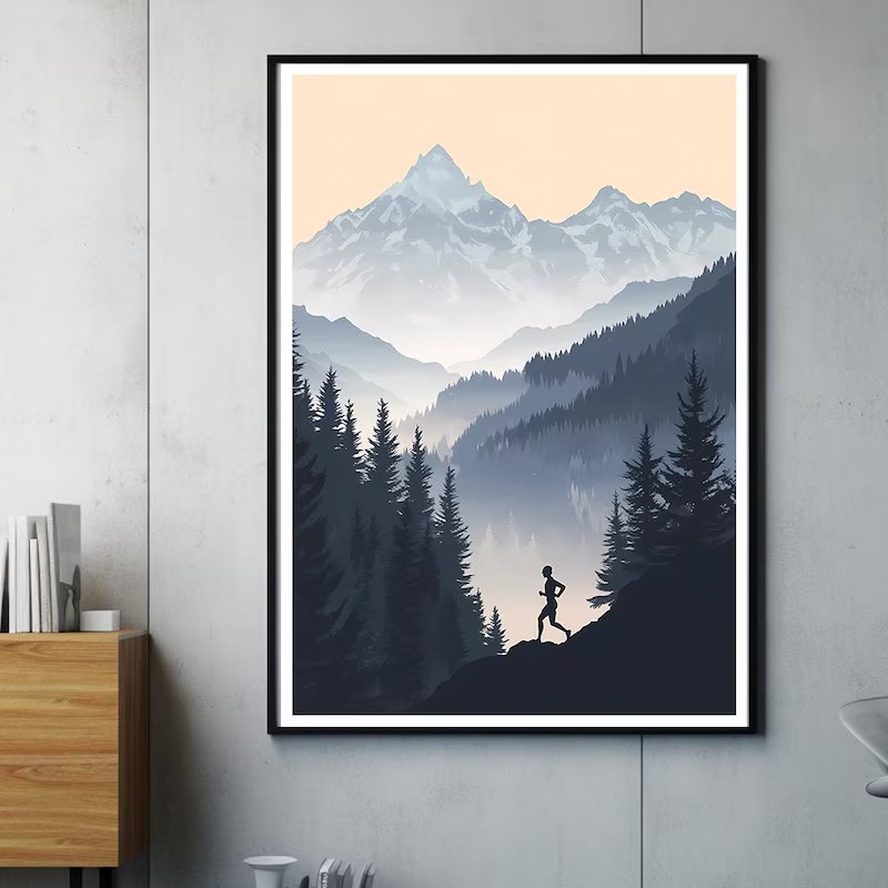 Minimalistyczny zestaw plakató – Sports Equipment Poster recenzja i cena
