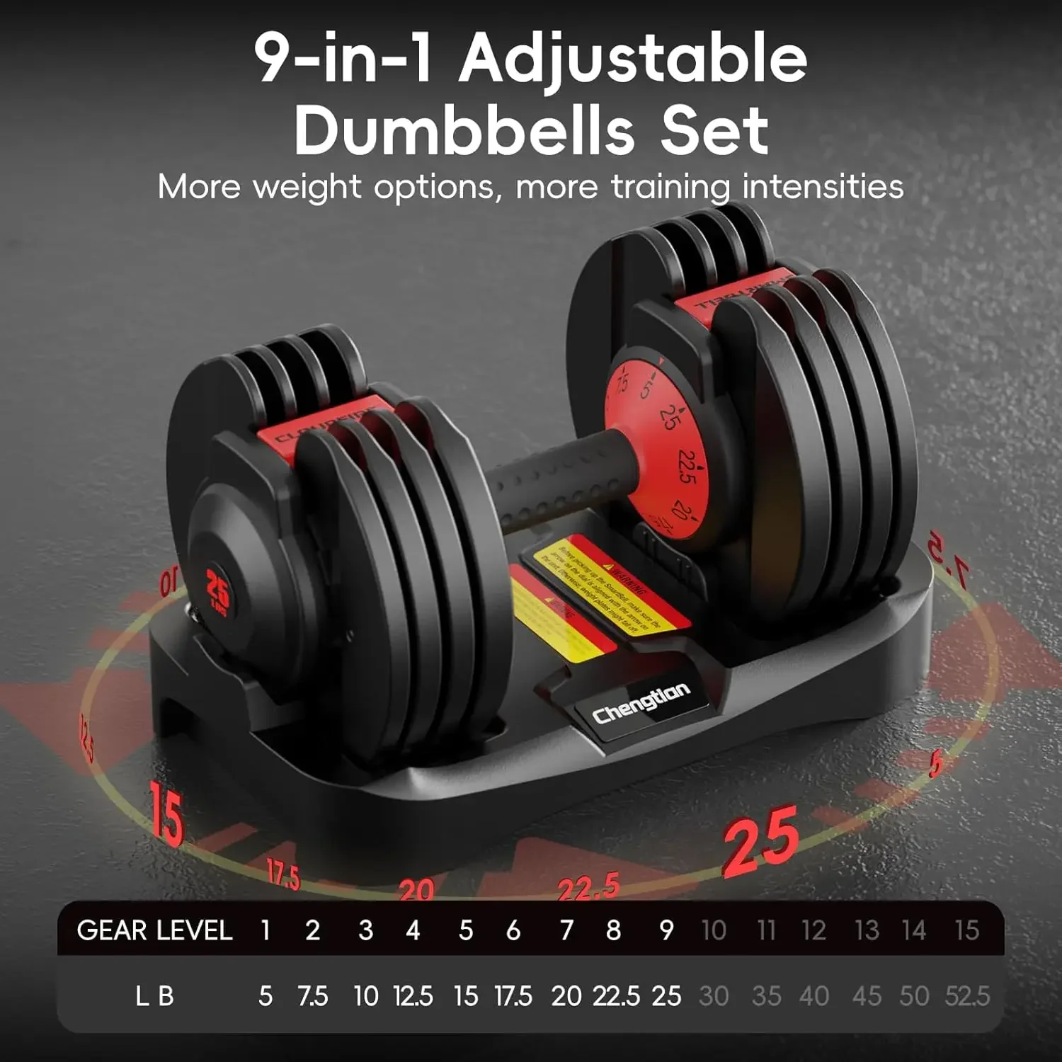 Ulepszony zestaw regulowanych  – Dumbbell Set recenzja i cena