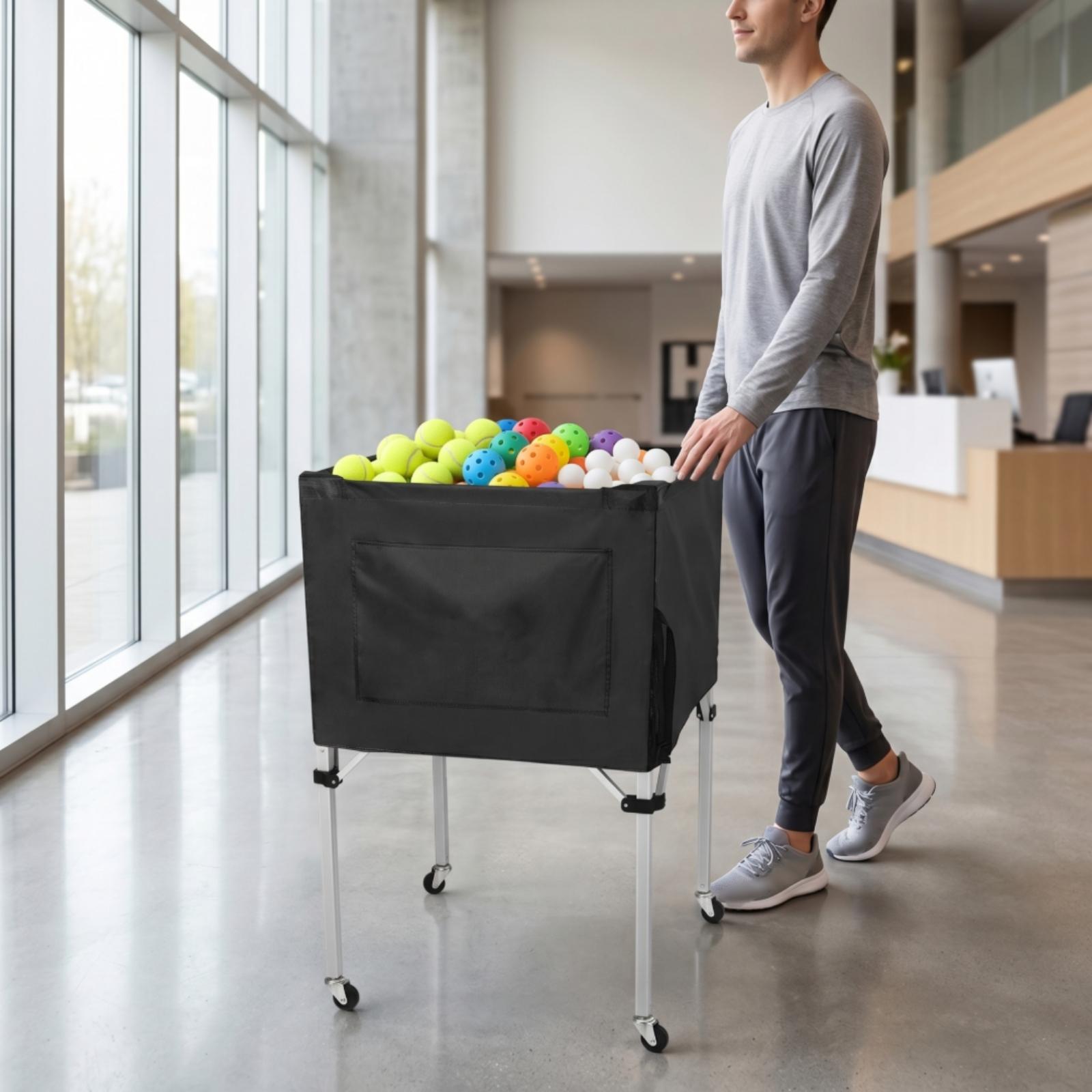 Wózek na piłki składany, organ – Gym Ball recenzja i cena