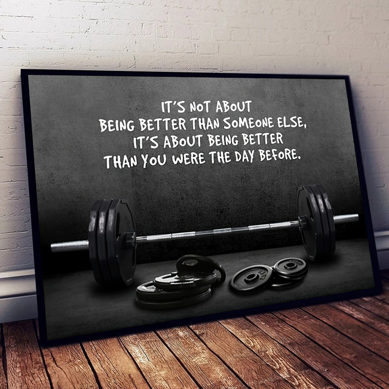 Nowoczesny motywacyjny cytat s – Sports Equipment Poster recenzja i cena