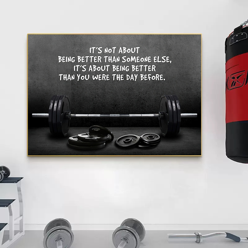 Nowoczesny motywacyjny cytat s – Sports Equipment Poster recenzja i cena