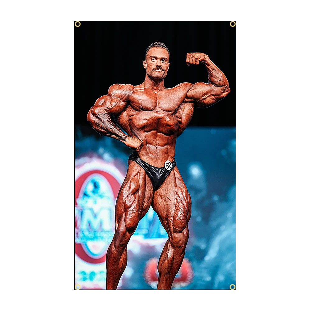 FLAGDOM 90X150CM Kulturystyka  – Sports Equipment Poster recenzja i cena