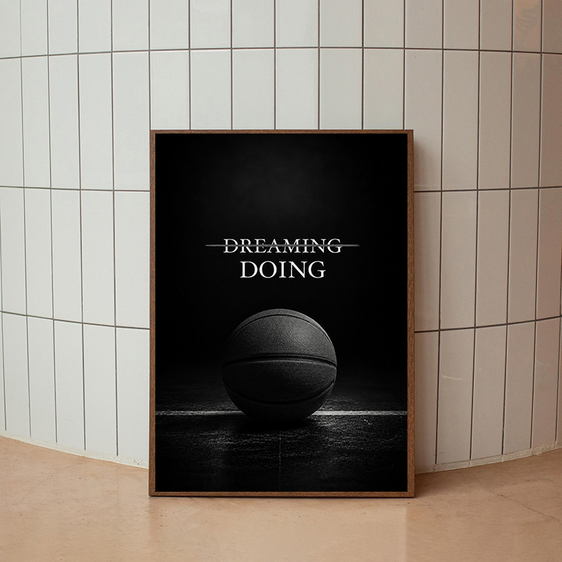Nowoczesny motywacyjny plakat  – Sports Equipment Poster recenzja i cena
